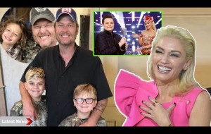 Sweet gift from Blake Shelton and the boys for Gwen Stefani's first win at The Voice