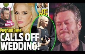 Blake Shelton announced an end to the wed when Gwen couldn't wear wedding dress because of pregnancy