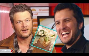 Blake Shelton did not speak at the very special wedding gift of Luke Bryan