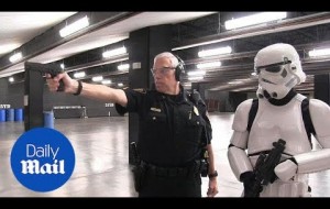 Watch this Stormtrooper try joining the Fort Worth Police force